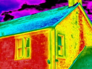 Thermal Image of House - smart green